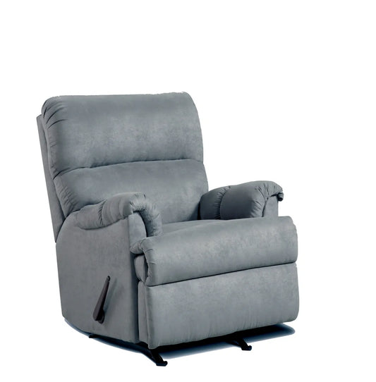 Slate Grey Modern Style Living Room Rocker Recliner