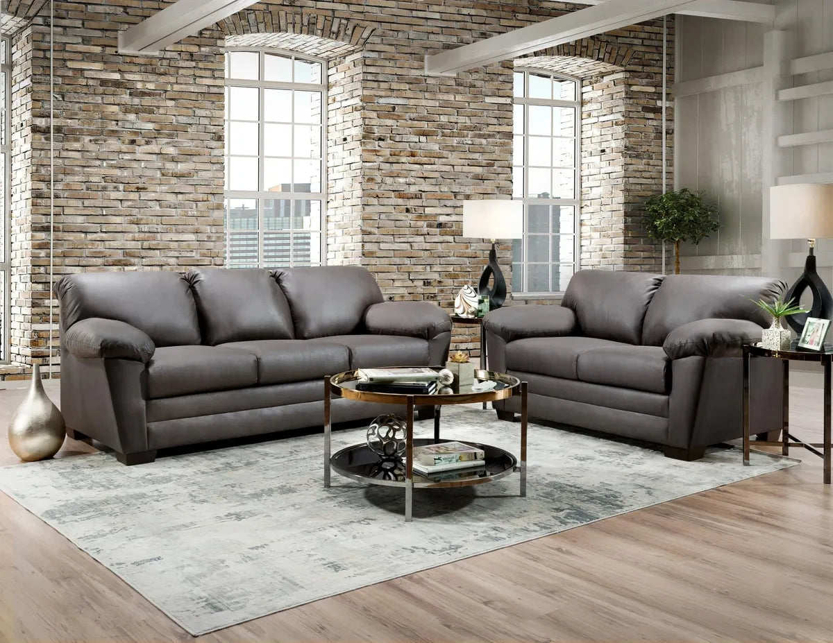 Wolf Grey Contemporary Sectional Sofa